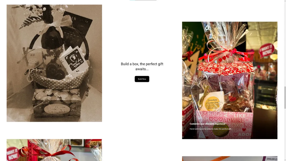 Sweetlane website screen