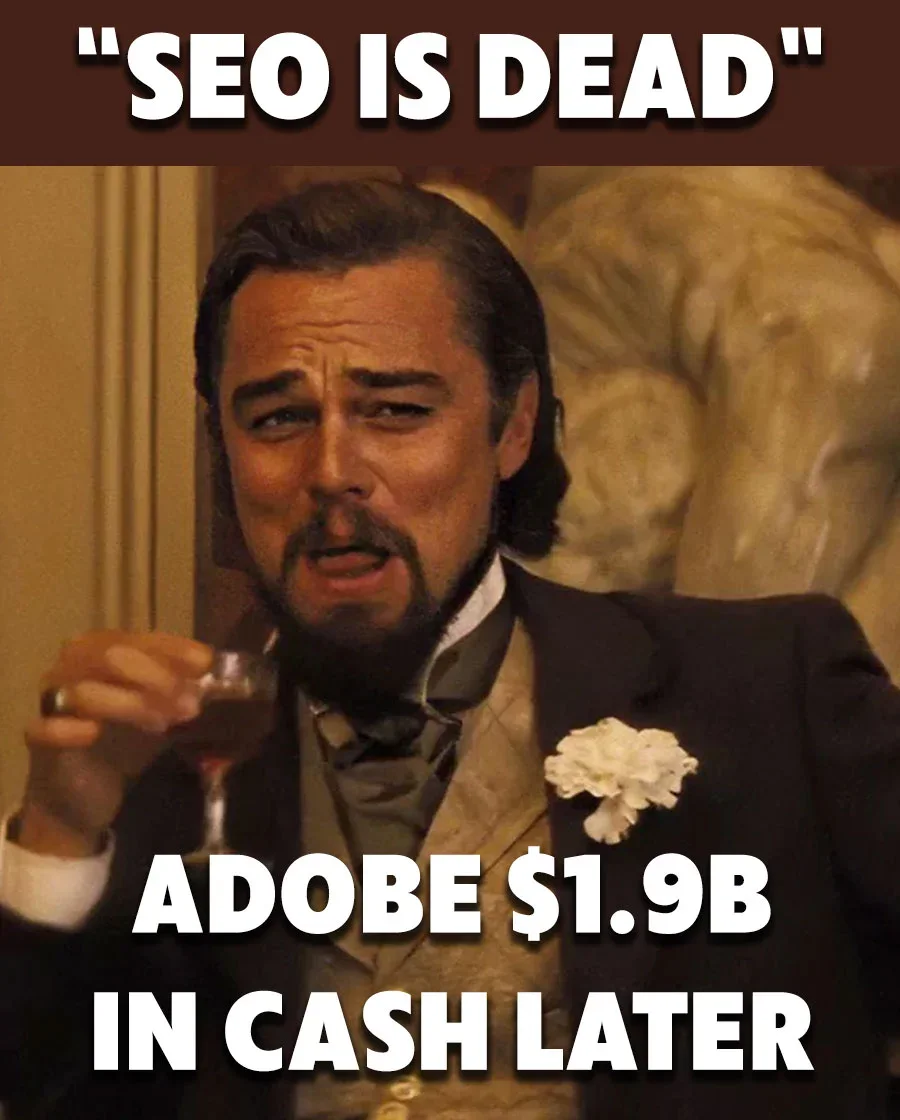 How much did Adobe acquire Semrush for